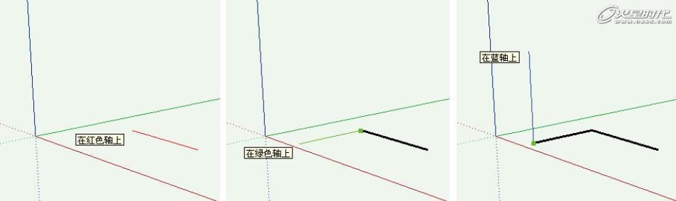 圖6 平行于坐標(biāo)軸的線