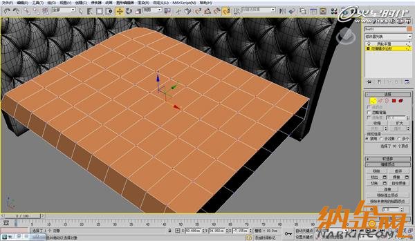 3dsmax歐式沙發(fā)建模教程 飛特網(wǎng) 3dsmax建模教程