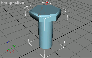 3DMax制作螺栓和螺母