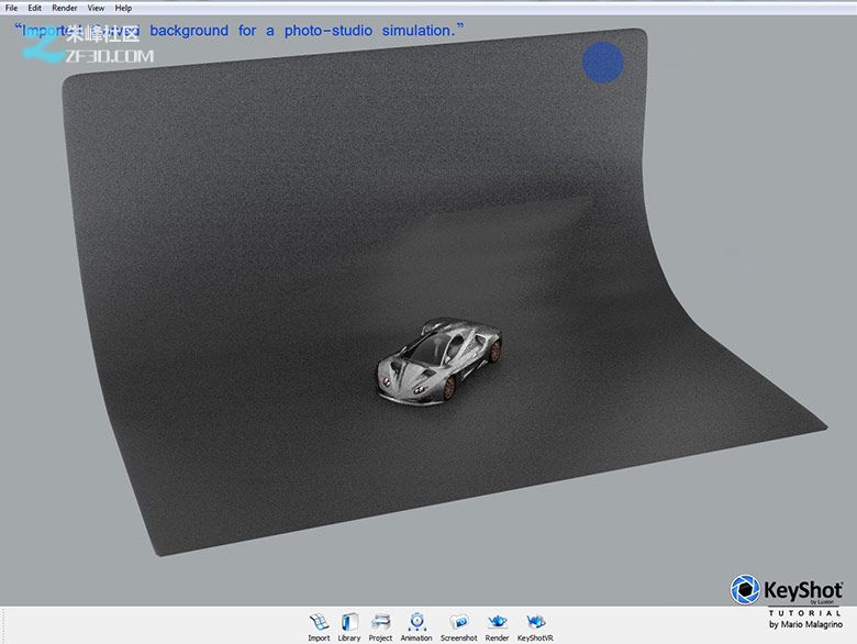 KeyShot渲染汽車教程