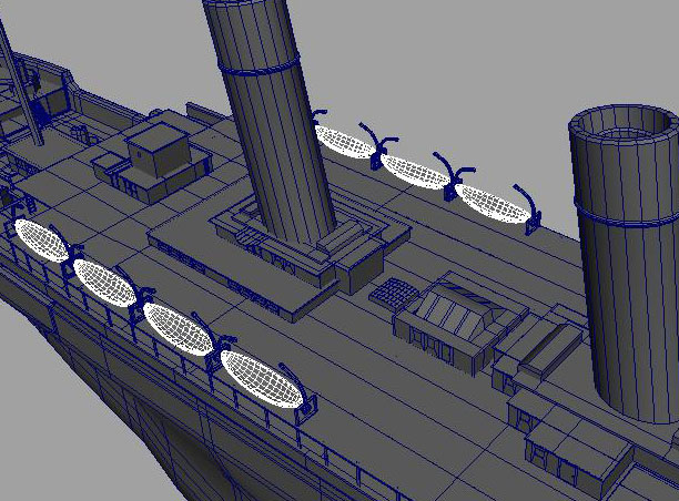 泰坦尼克號maya建模教程4