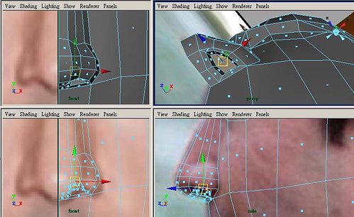 maya教程：人物頭部polygon建模練習(xí)(02)