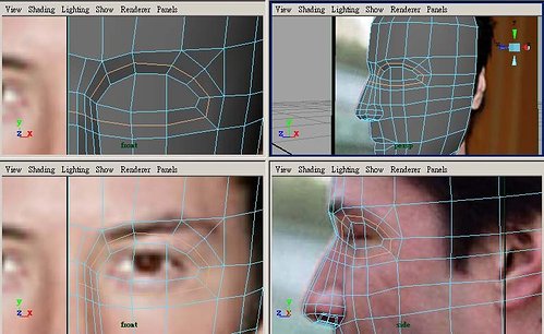 maya教程：人物頭部polygon建模練習(xí)(02)